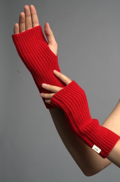 100% Cashmere Fingerless Gloves