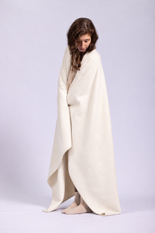 100% Mongolian Sheep Wool Blanket