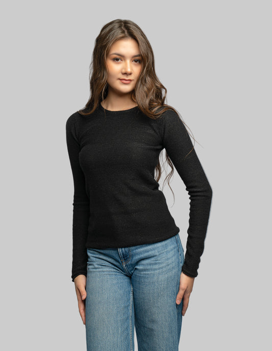 100% Cashmere Womens Round Neck